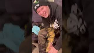 Hilarious prank with gold dust on my son… wait till the end!