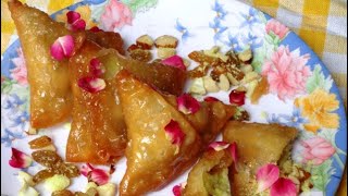 Methay samosa | Sweet samosa recipe | How to make sweet(methay) samosa by Sammy #sammyfood