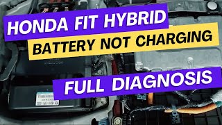 Honda fit hybrid not charging