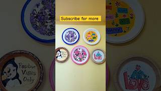 Easy paper plate painting|walldecor ideas| #wastematerialcraft #shortvideo #zufracreations