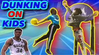 INSANE Trampoline DUNKS and BLOCKS!!! *Hilarious*