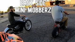 Cruising Around With 2 Minibikes! East Side Mini Mobberz