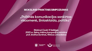 Andriaus Šumino pranešimas moksliniame-praktiniame simpoziume