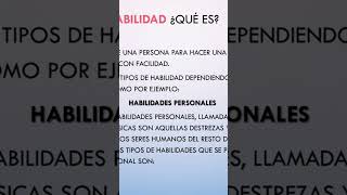 Habilidades para la vida,  disponible en : https://youtu.be/zhrvyh5Cd50