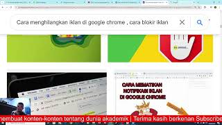 Cara menghilangkan iklan di google chrome  Terbaru