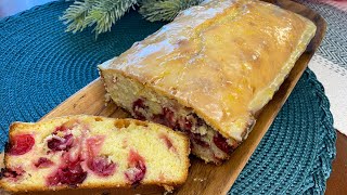 Orange Cranberry Loaf Cake Recipe