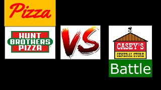 Pizza Battle!!! Casey's VS Hunt's Brother's