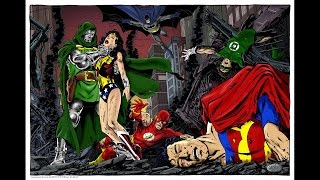 Justice League versus Doctor Doom by John Byrne Digitally Colored