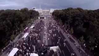 Flying over Hanfparade 2014 Berlin