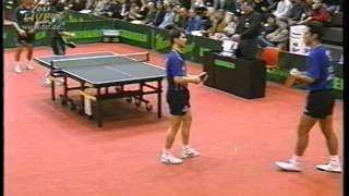 Tischtennis Bundesliga Steffen Fetzner Petr Korbel vs Ma Wenge Kostadin Lengerov