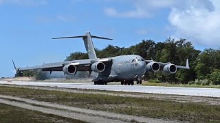 First C-17 Globemaster III Lands at Northwest Field, Guam