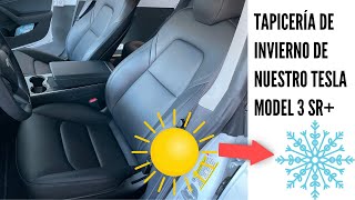 Tesla Model 3 SR+ Tapicería de invierno. ¿Cómo nos ha ido con las fundas?