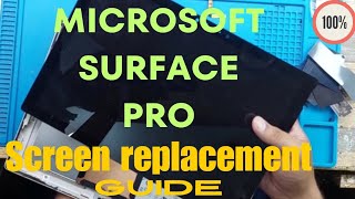 how to replace Microsoft Surface Book touch panel screen | Surface Screen Replacement @supertechlrc