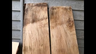 Woodmaster planer 725 video. Wide maple lumber