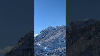 Frecce Tricolori 🇮🇹 National Aerobatic Team on flyover training in #altabadia