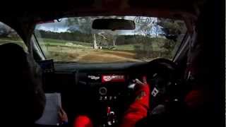 SS9 - Michael Boaden / Helen Cheers - Mitsubishi Lancer Evo IX rally onboard - 2012 Scouts Rally SA