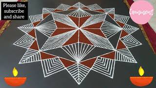 Padi Kolam|Freehand kolam|Rangoli|Kolam|Festival Kolam|Friday Kolam|Passion Of Indian Homemaker