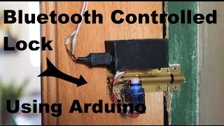 Bluetooth controlled lock Using Arduino tutorial