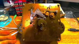 Clock repair: why you don't punch down holes.