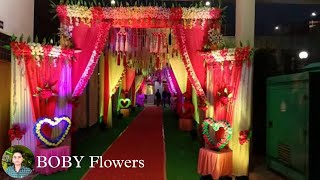 flower gallery and stage dacoration  😍| BOBY Flowers 😍😎