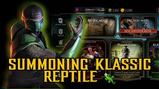 Summoning Klassic Reptile