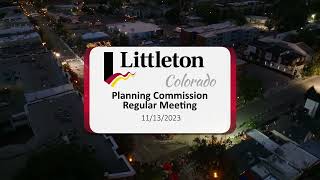 Planning Commission - Regular Meeting - 11/13/2023