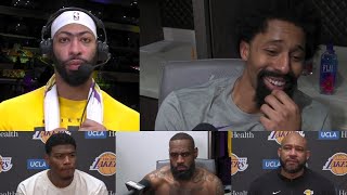 Lakers vs Pistons | Lakeshow Postgame Interviews x Highlights: Dinwiddie, Bron, AD, Rui & Darvin Ham