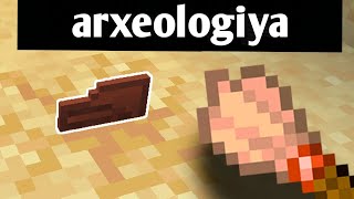 Minecraftda Arxeologiya bilan shuğulanish | minecraft teoria | õzbek tilida