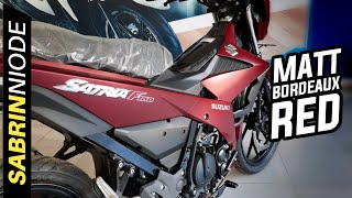 SUZUKI SATRIA F150 Warna Merah Doff - Matt Bordeaux Red 2021