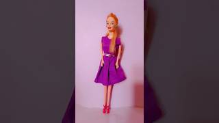 Easy Doll Dress Idea👗|| How To Make a Beautiful Doll Dress || Eshu Art&Craft #diy #dolldresses #doll