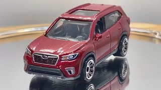 John316diecast 2022 Matchbox #55 2019 Subaru Forester CRIMSON RED PEARL | MOC