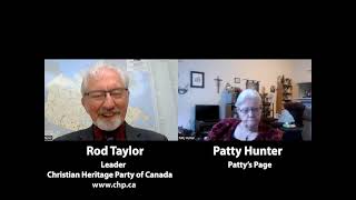 Patty's Page - Guest: Rod Taylor, Christian Heritage Party of Canada