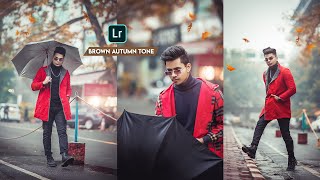 Lightroom Mobile Autumn Brown Tone Retouching Step by Step in Hindi  - Taukeer Editz