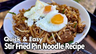 Easy Delicious Rice Pin Noodle Recipe - Lort Cha