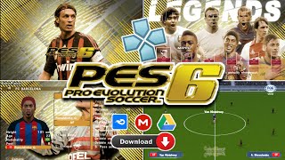 PES 06 PPSSPP PRO EVOLUTION SOCCER,REAL FACES, GRAPICH HD, COMENTARY ENGLISH