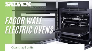 Virtual Product Inspection at Salvex - Fagor Wall Electric Ovens (9 Units)