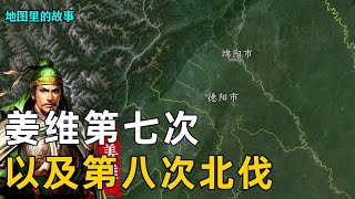 【三维地图】姜维的第七次和第八次北伐战果如何？被黄忠斩杀于定军山的夏侯渊之子，为何又要投奔蜀汉？【地图里的故事】