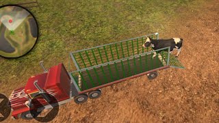 Offroad Farm Animal Truck Driving - Truck Trailer/kontainer hewan mengirim 🐄 sapi.