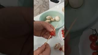 champignons and cherry tomatoes in tandoor #shorts #шортс