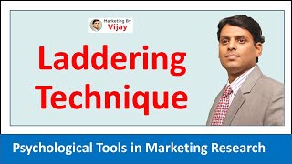 Laddering Technique in Marketing Research I Psychological Tools I #Shorts I Dr. Vijay Prakash Anand