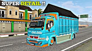 MOD BUSSID TERBARU || NEW CANTER BKJ MY FRIEND TERBARU, Paling Detail Se Bussid