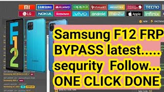 Samsung F12 frp bypass unlock tool | samsung f127 frp unlock tool | F12 frp reset unlock tool 🔥🔥🔥🔥