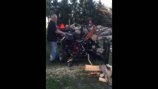 Home built Firewood Processor