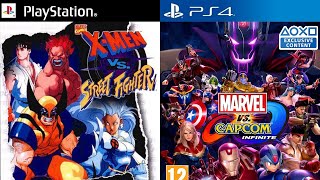 Marvel vs Capcom PlayStation Evolution (1996-2017)