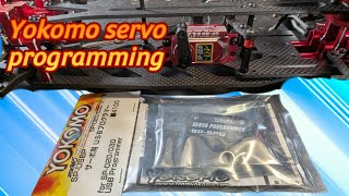 Yokomo servo programming for SP-02DV2 and SP-03DV2