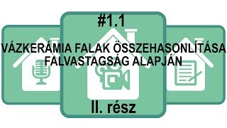 #1.1 Vázkerámia falak összehasonlítása falvastagság szerint - II. rész