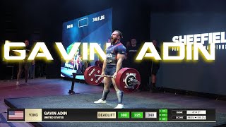 Gavin Adin | 880kg Total  | Third place Sheffield 2023