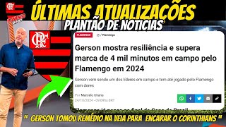 GERSON SUPERA DORES E CHAMA A RESPONSA NO FLAMENGO 2