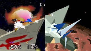 Smash 64... in STAR FOX style! (side by side)