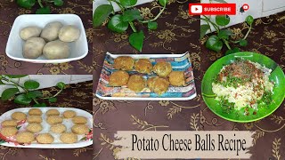 Potato Cheese Balls Recipe | Potato Snacks Recipes | Quick & Easy Potato Balls Recipe